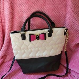 Betsey Johnson medium size with bow purse